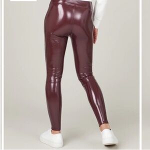 Spanx patent leather leggings